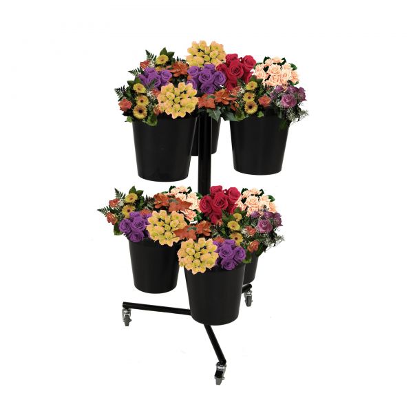 6 Bucket Flower Stand