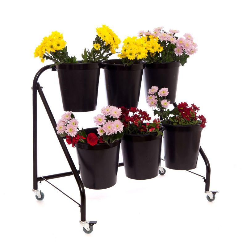 6 Bucket Folding Flower Stand