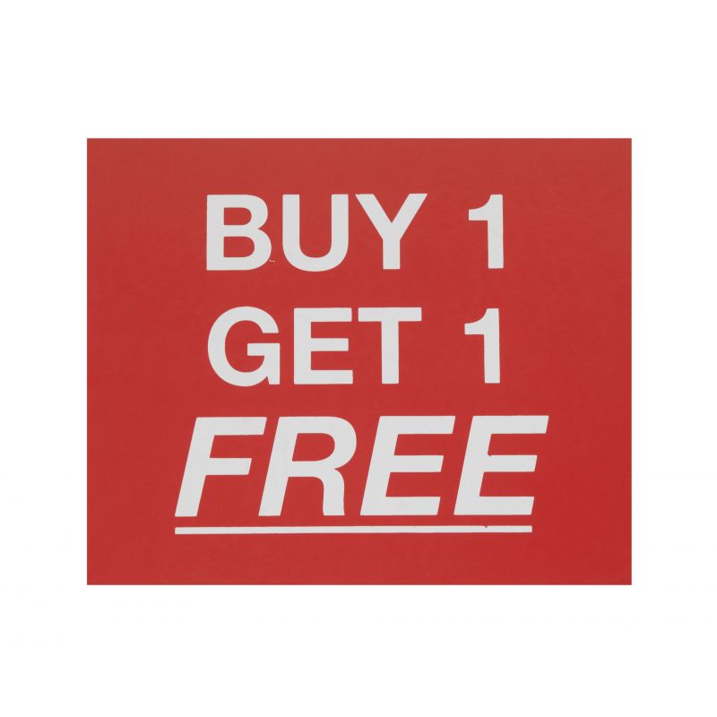 Buy 1 Get 1 Free 