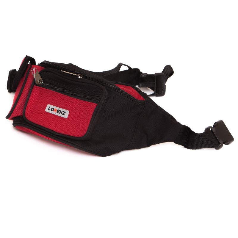 Lorenz Black/Red Bum Bag